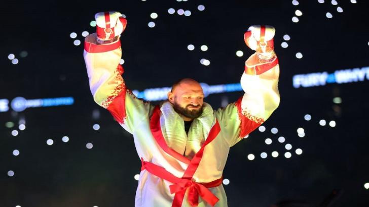 Tyson Fury ahead of his fight against Dillian Whyte